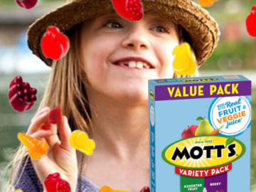 22-Count Mott’s Fruit Flavored Variety Snacks as low as  $3.23 After Coupon (Reg. $5) + Free Shipping – 15¢/0.8 oz Pouch