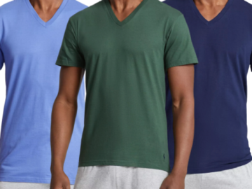 3-Pack Polo Ralph Lauren Men’s V-Neck Classic Undershirt $21.25 (Reg. $42.50) – $7.08/Shirt