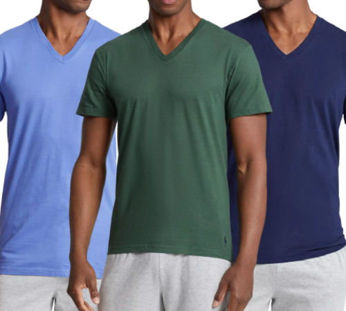 3-Pack Polo Ralph Lauren Men’s V-Neck Classic Undershirt $21.25 (Reg. $42.50) – $7.08/Shirt