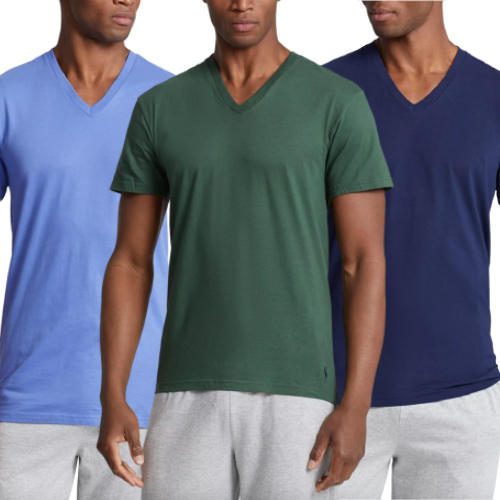 3-Pack Polo Ralph Lauren Men’s V-Neck Classic Undershirt $21.25 (Reg. $42.50) – $7.08/Shirt