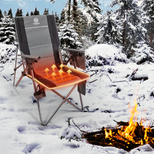 Coastrail Outdoor Heated Camping Recliner Chair $59 (Reg. $100)