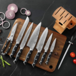 Today Only! 9-Piece Damascus Kitchen Knife Set with Block $151.99 Shipped Free (Reg. $249.99) – FAB Ratings!