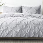 3-Piece Pinch Pleat Duvet Cover Set Just $37 Shipped (Reg. $120)