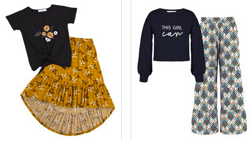 Girl’s 2-Piece Outfits only $16.79 + shipping!