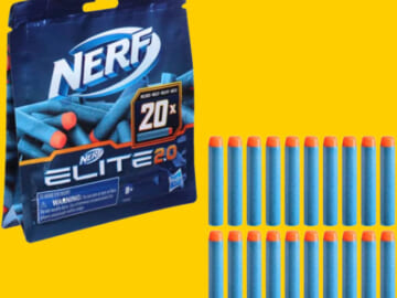 Nerf Elite 2.0 Twenty Dart Refill Pack $3.99 (Reg. $6) – $0.20/ Dart, 1.2K+ FAB Easter basket stuffer