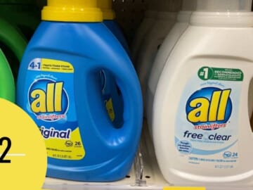 All Detergent As Low As $2 | Ends Saturday Night!