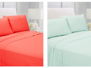 Microfiber Sheet Sets as low as $10.79!