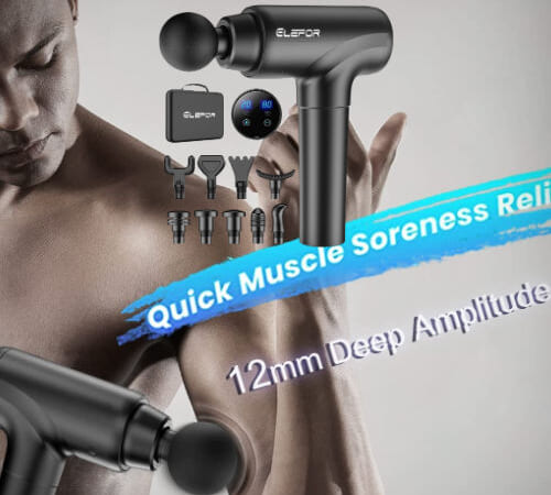 Deep Tissue Percussion Back Massager Gun $30.99 Shipped Free (Reg. $100) – 8.1K+ FAB Ratings!