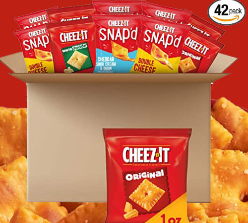 42-Count Cheez-It Cheese Baked Crackers Variety Pack as low as $12.73 After Coupon (Reg. $22.12) – $0.30/pouch + Free Shipping