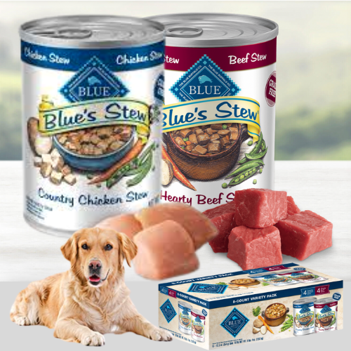 6-Count Blue Buffalo Blue’s Stew Chicken & Beef In Gravy Wet Dog Food Variety Pack as low as $13.29 After Coupon (Reg. $21.79) + Free Shipping  – $2.22/12.5 oz Can