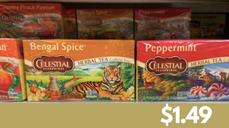 $1.49 Celestial Seasonings Tea | Kroger Mega Deal