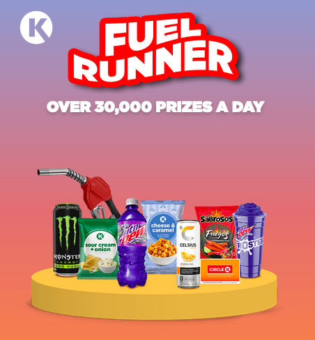 Circle K “Fuel Runner” Instant Win Game (1+ Million Winners!)