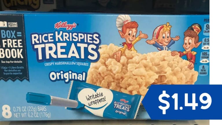 Rice Krispies Treats for $1.49 | Kroger Mega Deal