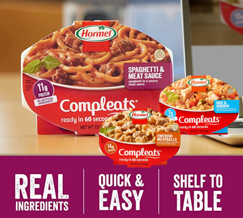 Save 30% on Hormel Compleats as low as $8.62 After Coupon (Reg. $15.68)