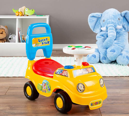 Lil’ Rider Kids Push & Ride Car Walker $24.99 (Reg. $39.95) – with Steering Wheel, Lights, Sounds, Music