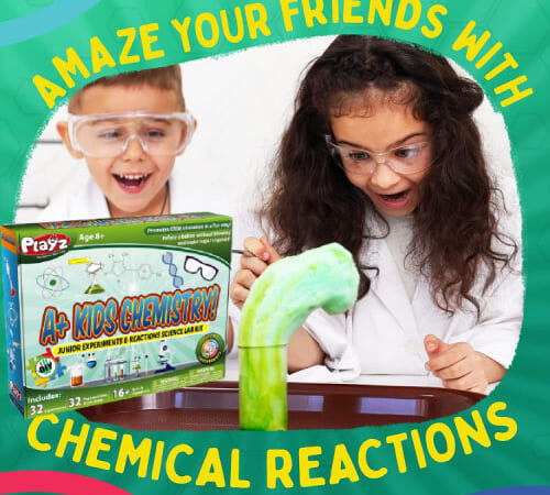 Playz A+ Kids Chemistry Set with 32+ Experiments $12.99 (Reg. $30) – FAB for Easter basket