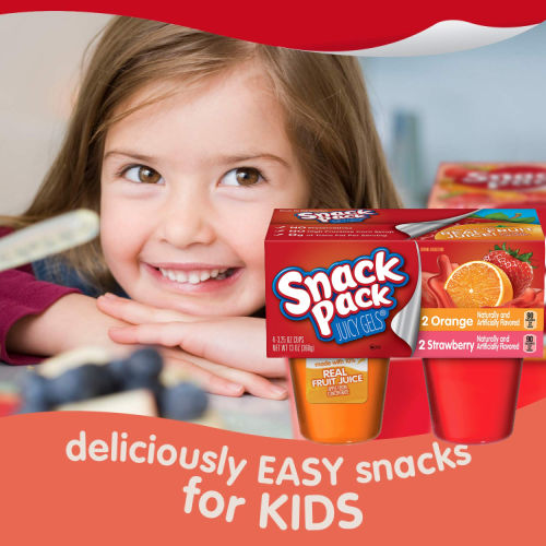 4-Count Snack Pack Juicy Gels Strawberry & Orange Cups as low as $1.06 Shipped Free (Reg. $1.33) – $0.27/ 3.25 Oz