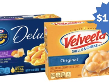 $1.49 Velveeta and Kraft Deluxe Mac & Cheese | Kroger Mega Deal