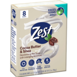 8-Count Zest Cocoa Butter & Shea Deodorizing Bar Soaps $3.28 (Reg. $10.62) – $0.41/4oz Bar