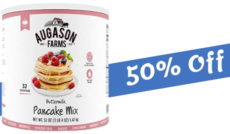 Amazon Deal | 50% Off Buttermilk Pancake Mix