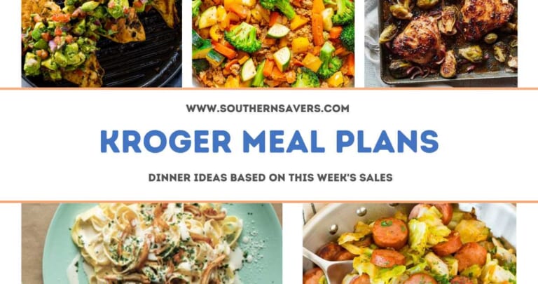 kroger meal plans 3/8