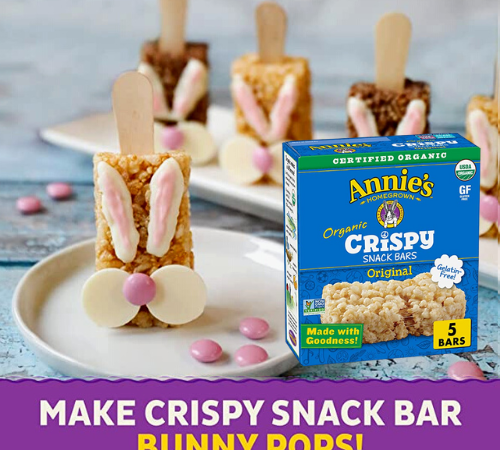 5-Count Annie’s Organic Original Crispy Snack Bars, 3.9 oz as low as $3.37 After Coupon (Reg. $10) + Free Shipping – 67¢/Bar