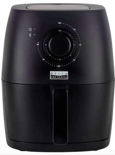 Bella Pro Series 3.7-qt. 2 in 1 Knob Analog Air Fryer only $19.99 shipped (Reg. $70!)