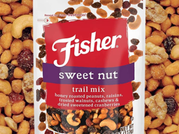 Fisher Snack Sweet Nut Trail Mix, 4 oz $2.10