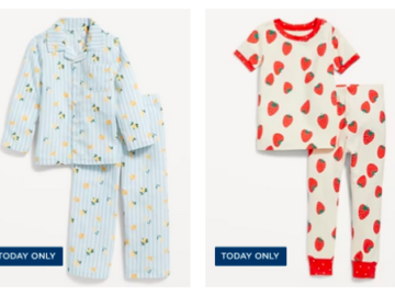 Old Navy: 50% off Pajamas for the Whole Family Today!