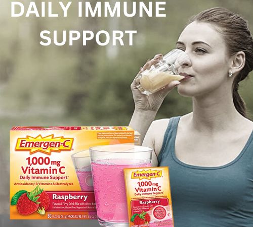 30-Count Emergen-C 1000mg Vitamin C Powder Packets, Raspberry as low as $3.35 After Coupon (Reg. $14.95) + Free Shipping – 11¢/Packet