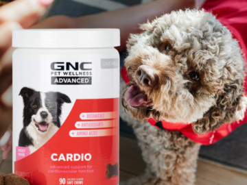 90-Count GNC Pets Advanced Dog Supplements for Cardiovascular Support as low as $5.43 Shipped Free (Reg. $8.33) – 6¢/Soft Chew – LOWEST PRICE