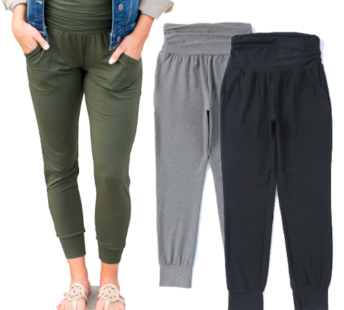 Pleated High Waist Pocket Leggings Pants $22.98 Shipped (Reg. $45) – 3 Colors, S-XL