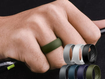 Save 50% on Men’s Silicone Rings $6 After Code (Reg. $16) – Various Sizes, 6.6K+ FAB Ratings!