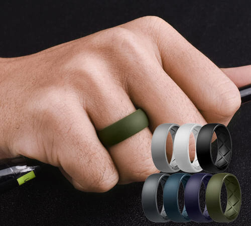 Save 50% on Men’s Silicone Rings $6 After Code (Reg. $16) – Various Sizes, 6.6K+ FAB Ratings!