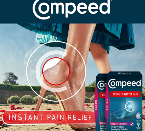 18-Count Compeed Advanced Blister Care High Heel Gel Pads as low as $7.54 After Coupon (Reg. $16.35) + Free Shipping – $3.77/ 9-Count Box or 42¢/Pad