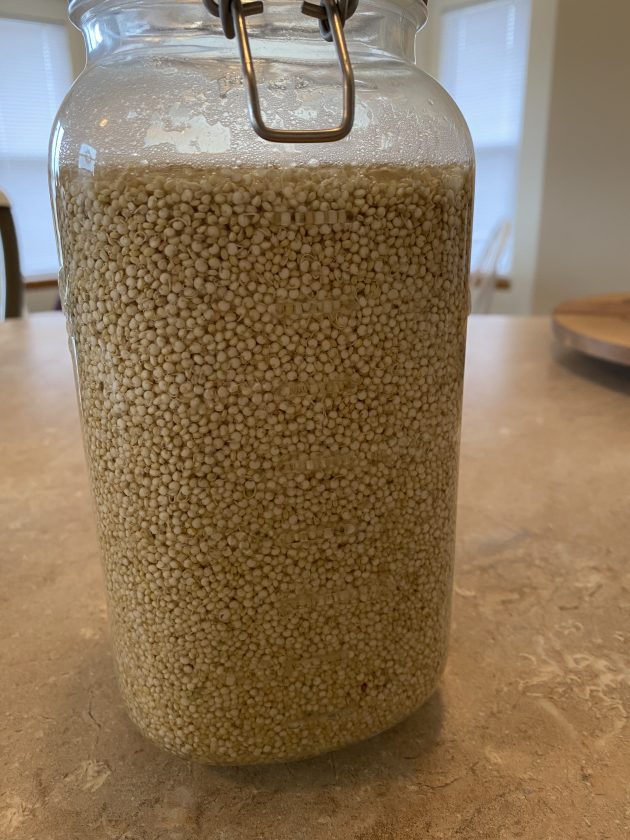 soaking quinoa for gluten-free waffles