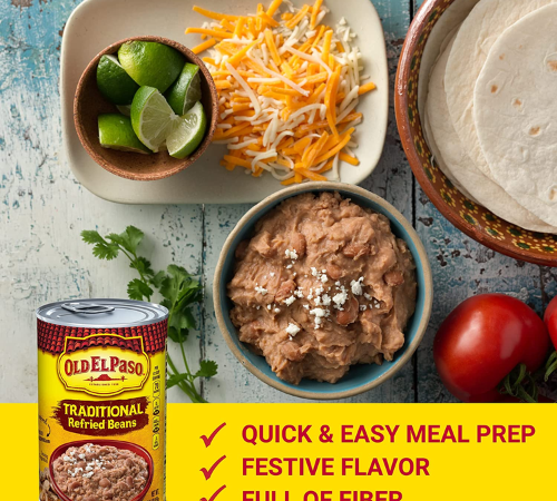 12-Count Old El Paso Traditional Refried Beans as low as $10.84 After Coupon (Reg. $37) + Free Shipping – 90¢/ 16 Oz Can