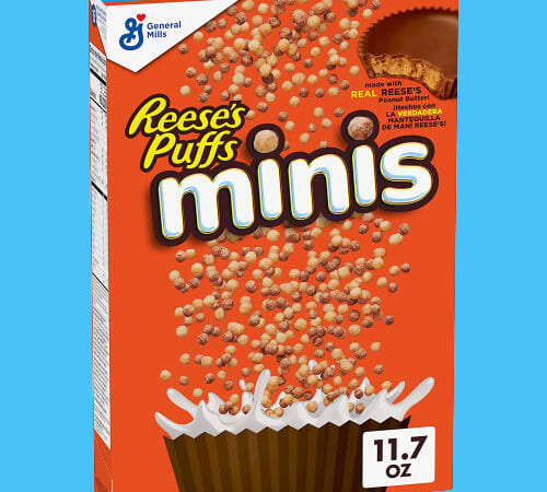 Reese’s Mini Chocolate Peanut Butter Puff Breakfast Cereal,11.7-Oz as low as $1.94 After Coupon (Reg. $9) + Free Shipping