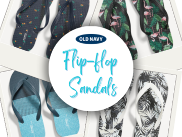 Today Only! Flip-flop Sandals for Men from $2.99 (Reg. $4.99) + For Boys, Girls, and Women!