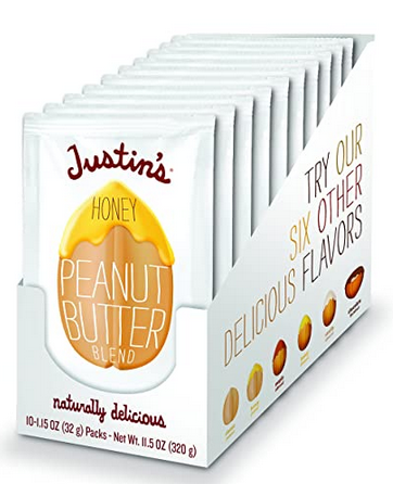 Justin’s Honey Peanut Butter Squeeze Packs (10 count) only $6.50 shipped!