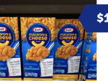 $1 Kraft Mac & Cheese with Kroger eCoupon