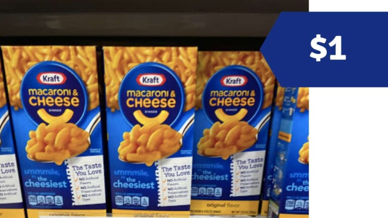 $1 Kraft Mac & Cheese with Kroger eCoupon