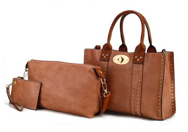 MKF Collection Elissa 3-Piece Satchel with Pouch & Coin Purse only $44 shipped (Reg. $300!)