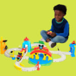 35-Piece Disney Junior Mickey Mouse Around Town Track Set $23.59 (Reg. $53) – Includes Remote Control Toy Train, Accessories, and Sounds, Amazon Exclusive