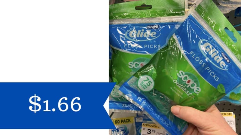 $1.66 Oral-B Floss Picks at Walgreens