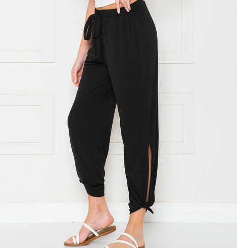 Comfy Tulip Pants With Knot only $12.99 + shipping!