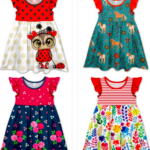 Girl’s Ruffled Dresses only $12.97 + shipping!