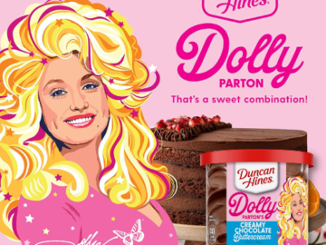 Duncan Hines Dolly Parton’s Favorite Chocolate Buttercream Flavored Cake Frosting, 16 oz. as low as $1.55 Shipped Free (Reg. $14.64)