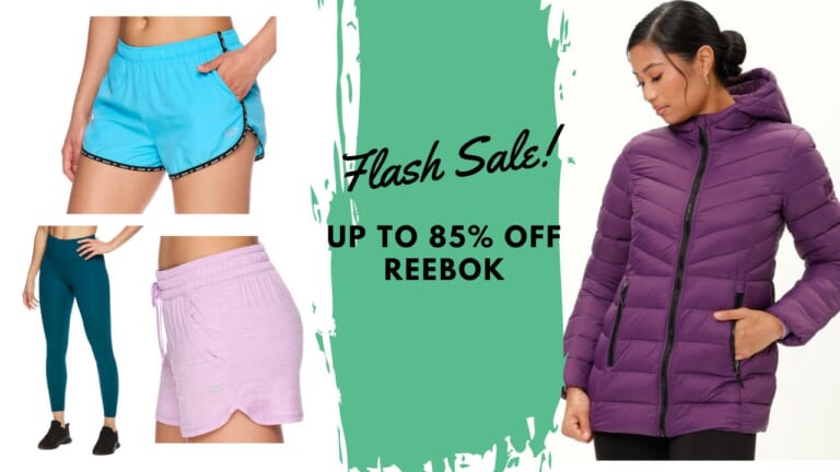 75% off Reebok Workout Clothes + Extra 10% off