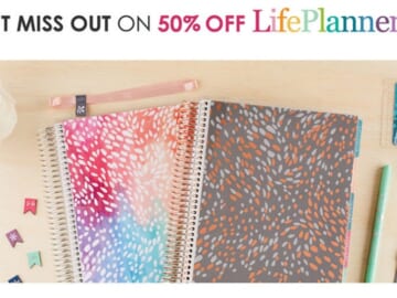 50% off Erin Condren Planners & Calendars